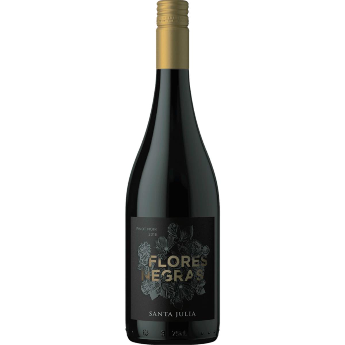 Vinho Tinto Argentino Flores Negras Pinot Noir 750 ml