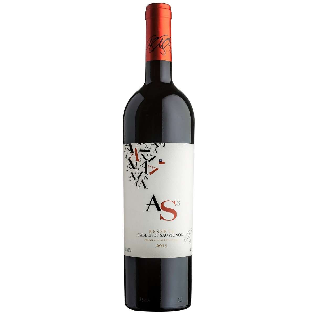 Vinho Tinto Chileno AS3 Cabernet Sauvignon Reserva 750 ml