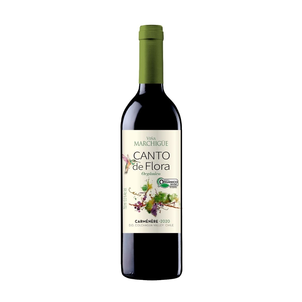 Vinho Tinto Chileno Orgânico Carménère Canto da Flora 750 ml