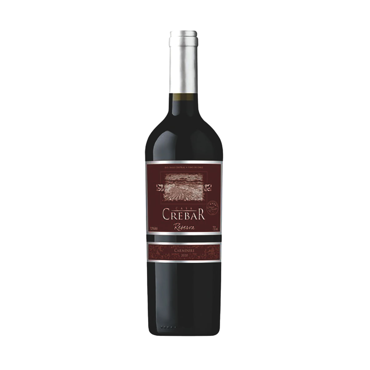 Vinho Tinto Seco Chileno Casa Crebar Carménèree Reserva 750 ml