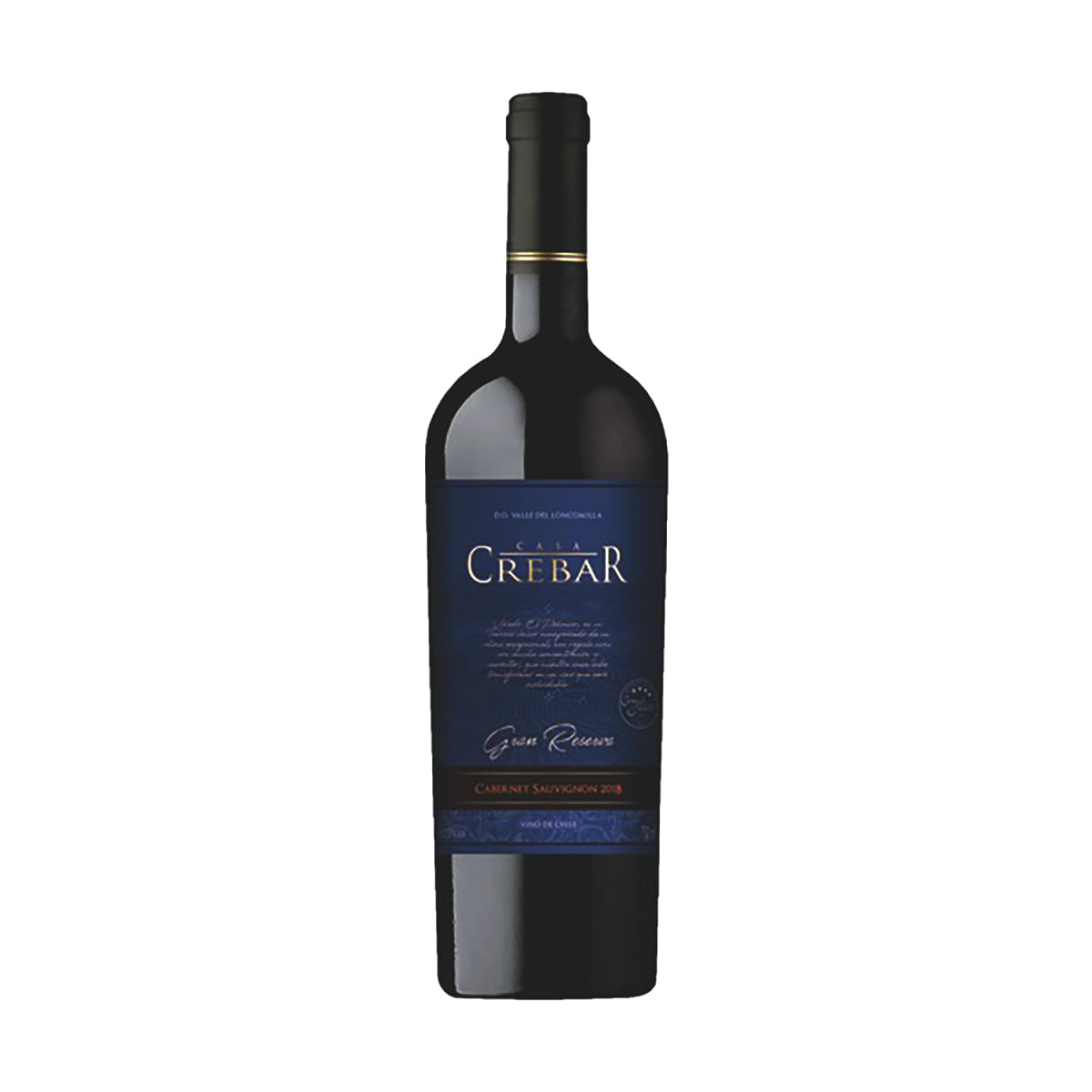 Vinho Tinto Seco Chileno Casa Crebar Cabernet Sauvignon 750 ml