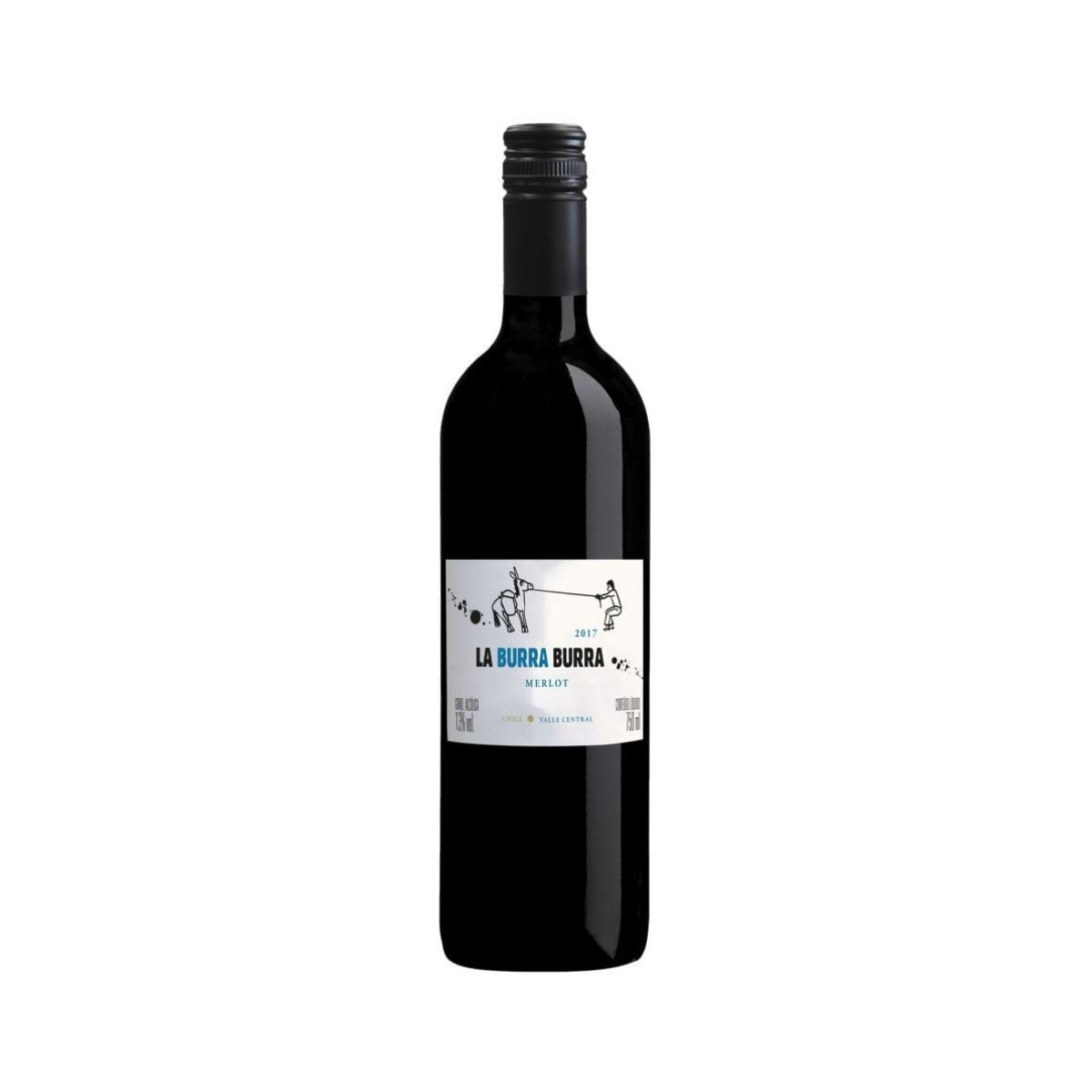 Vinho Tinto Chileno Merlot La Burra Burra 750 ml