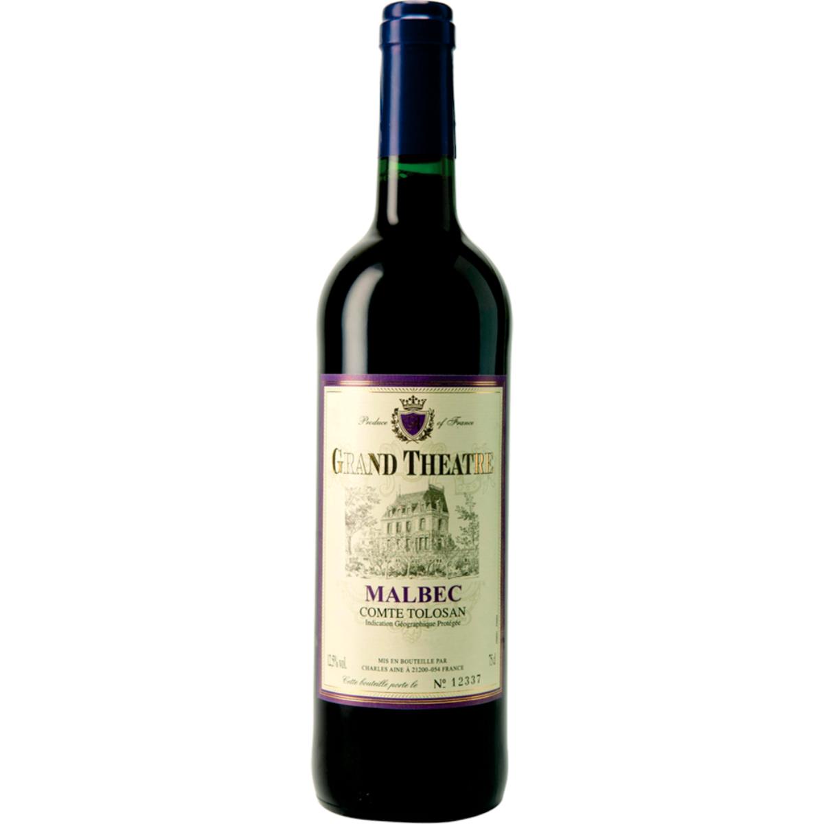 Vinho Tinto Francês Grand Theatre Malbec 750 ml