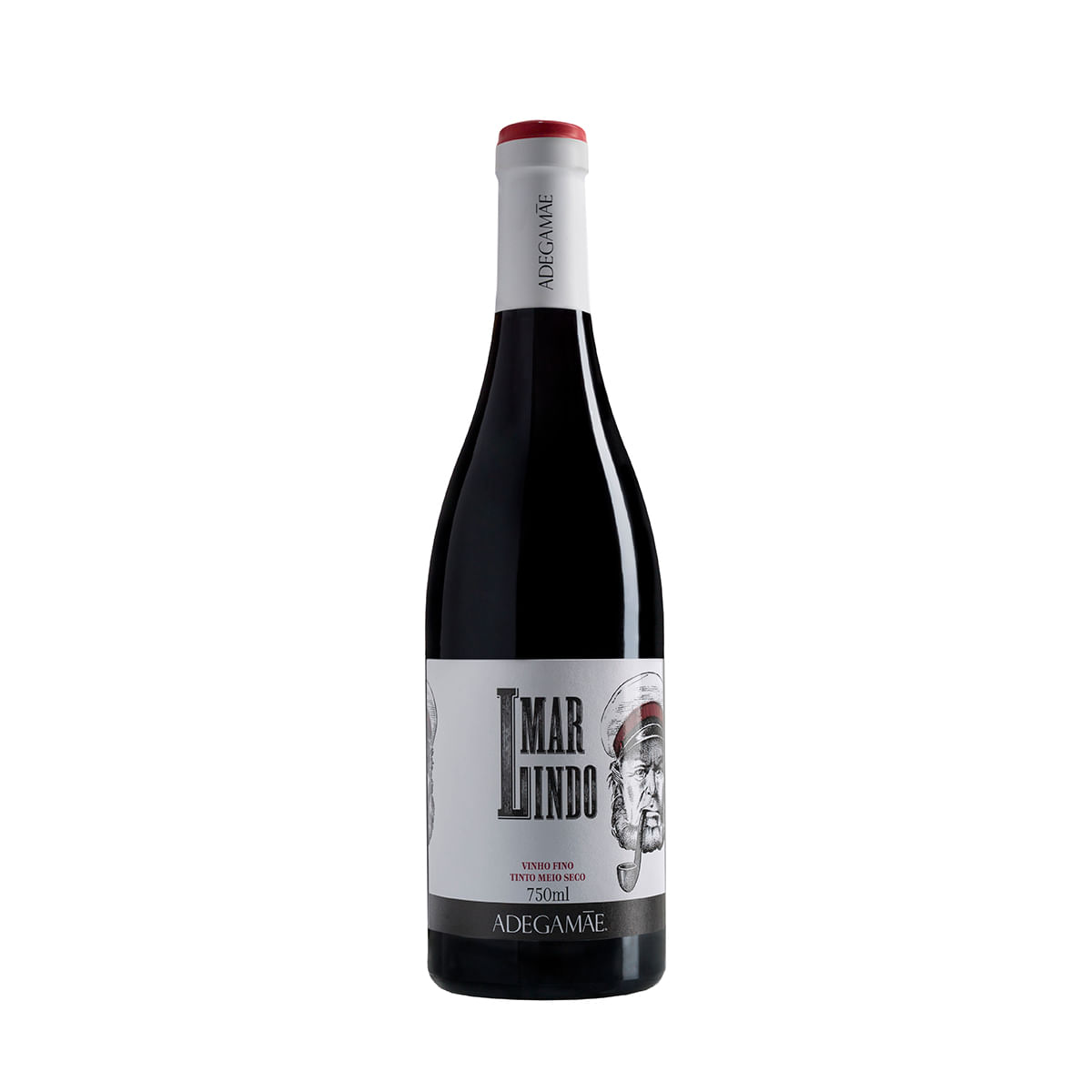 Vinho Tinto Fino Meio Seco Mar Lindo Adega Mãe 750 ml