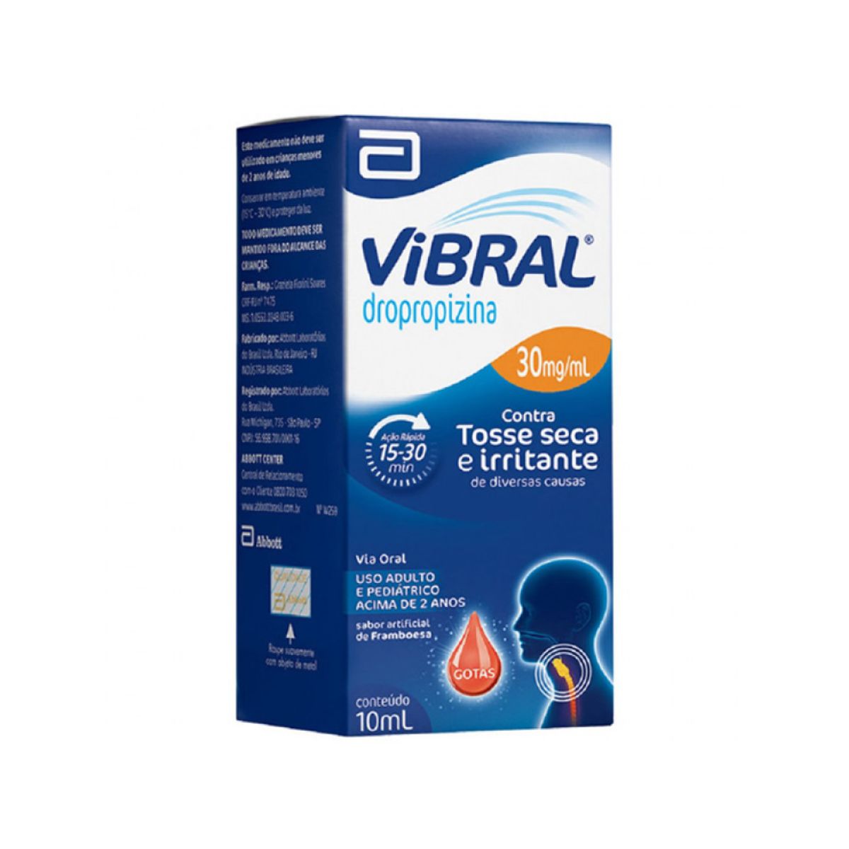 Vibral em gotas com 10 ml