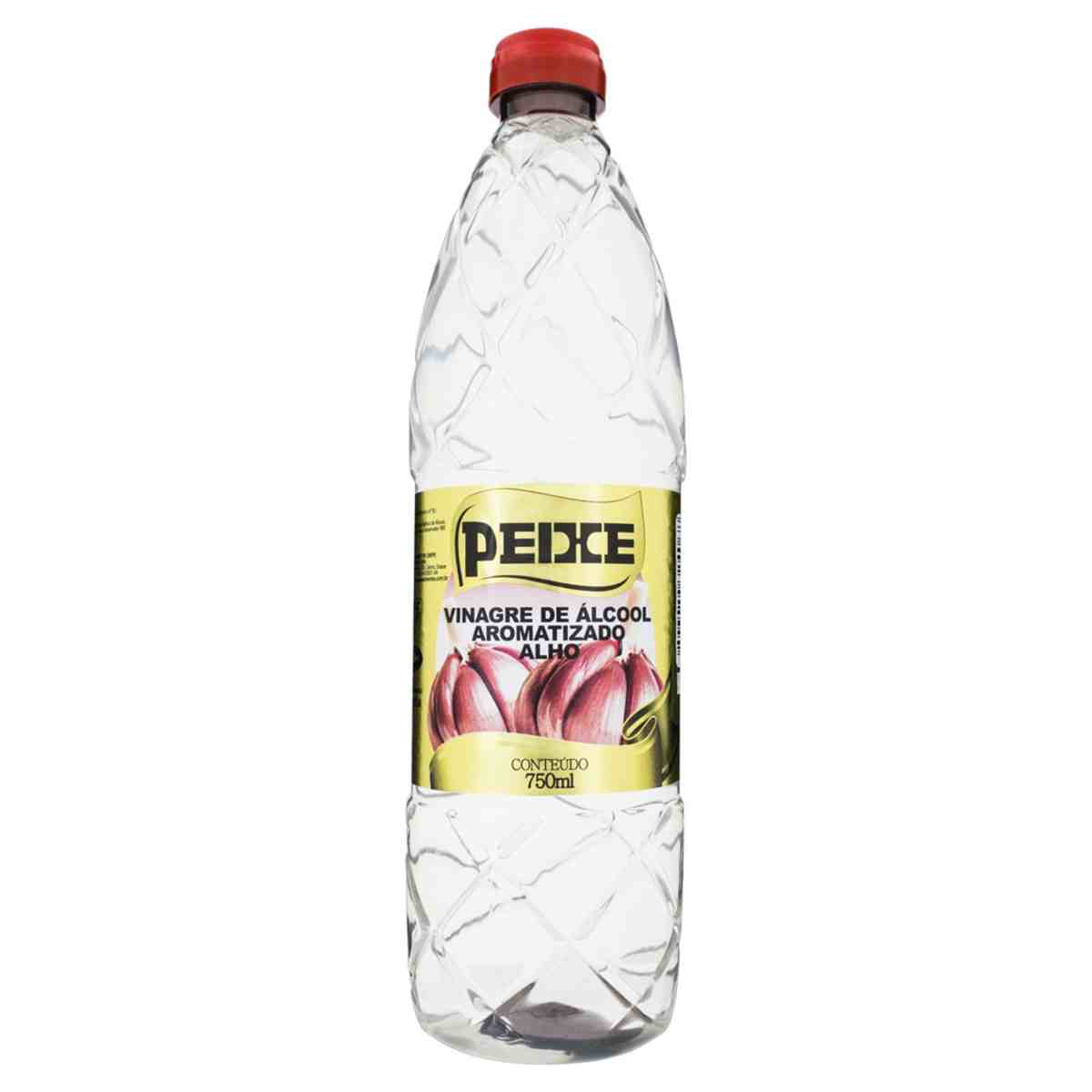 Vinagre Álcool Peixe Aromatizado Alho 750 ml