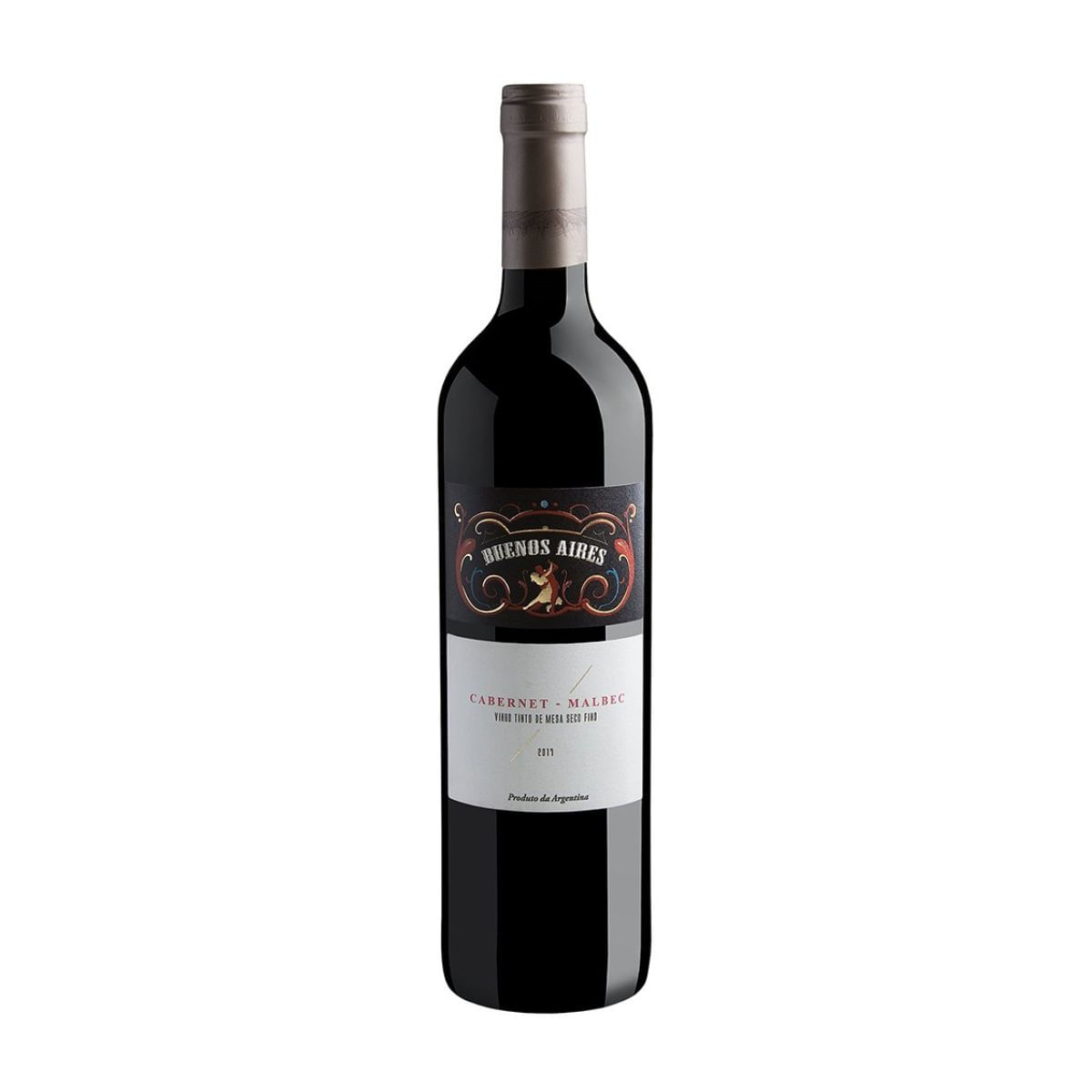 Vinho Argentino Bivarietal Cabernet Malbec Buenos Aires 750 ml