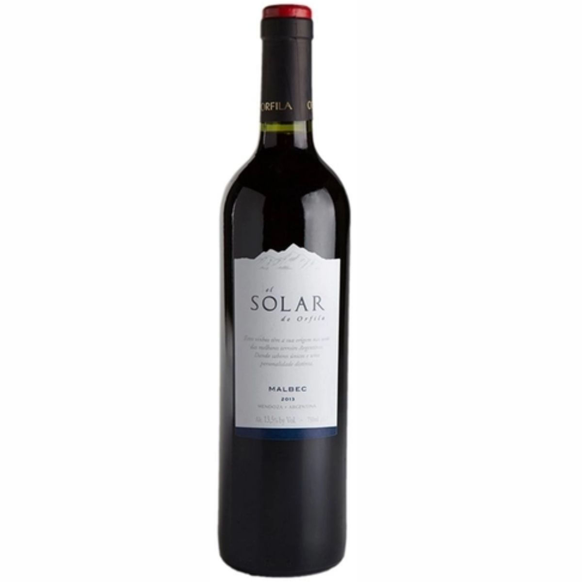 Vinho Tinto Argentino  Malbec Solar Orfila 750 ml