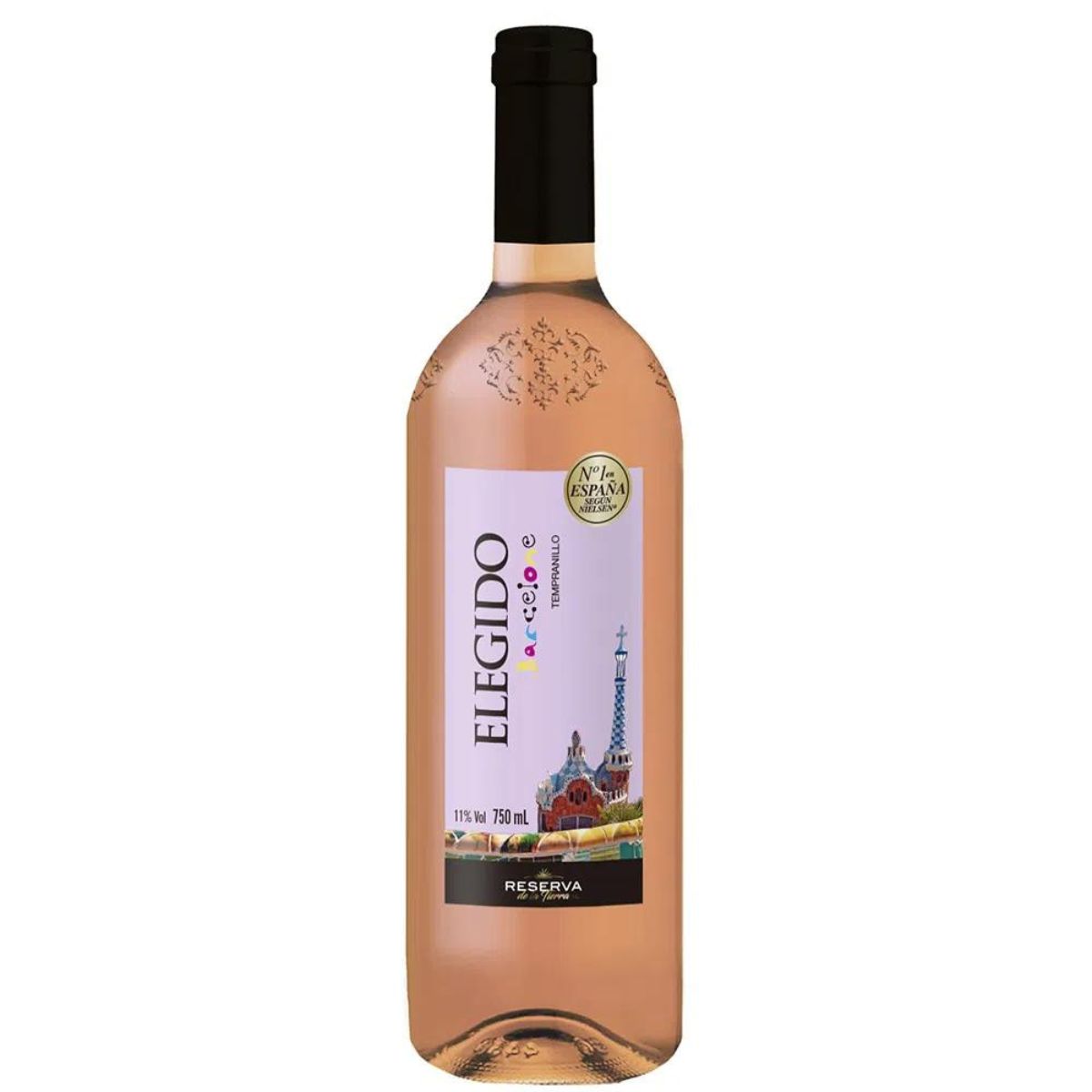 Vinho Espanhol Elegido Barcelone Tempranillo Rosé 750 ml