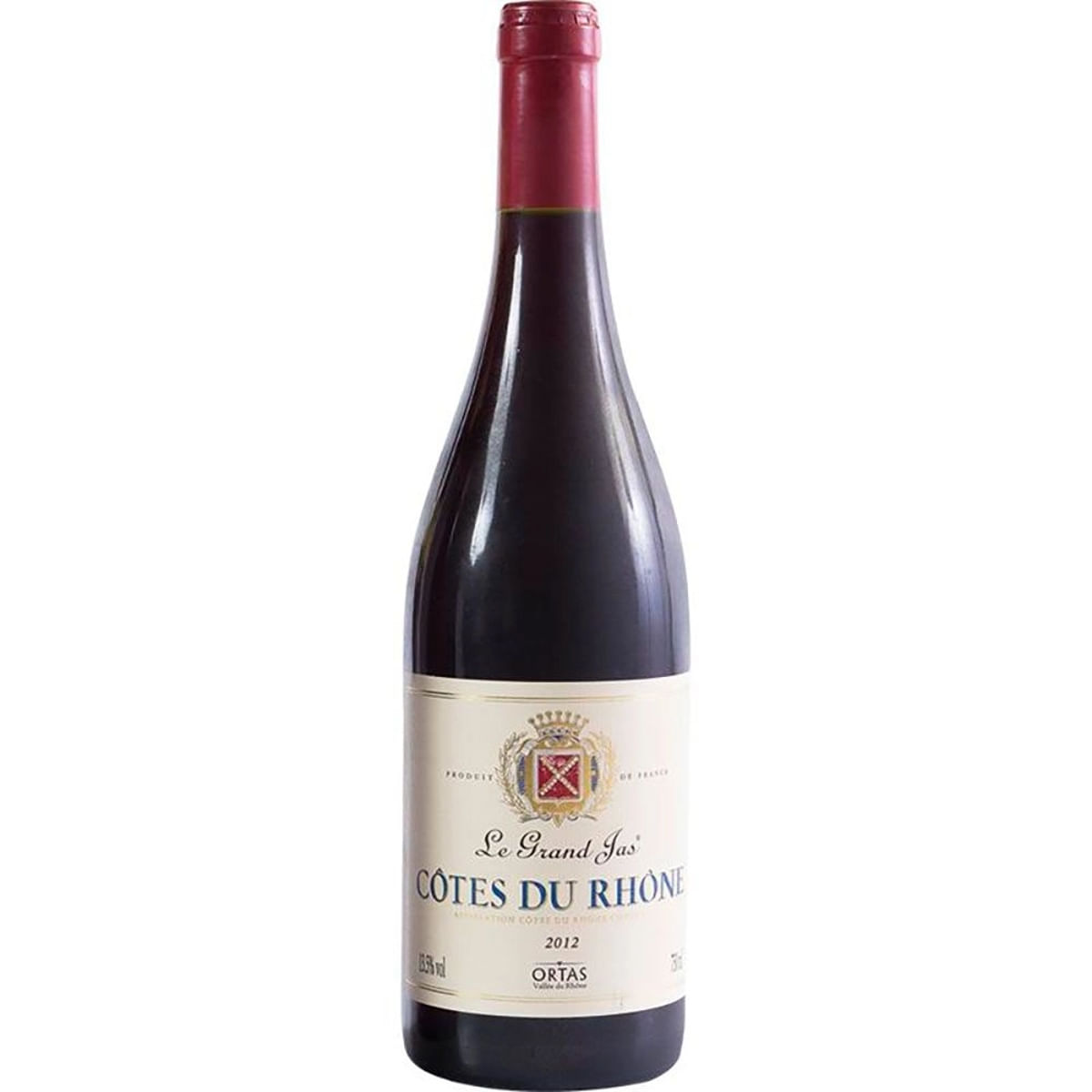 Vinho Tinto Côtes Du Rhône Le Grand Jas 2012 Ortas 750 ml