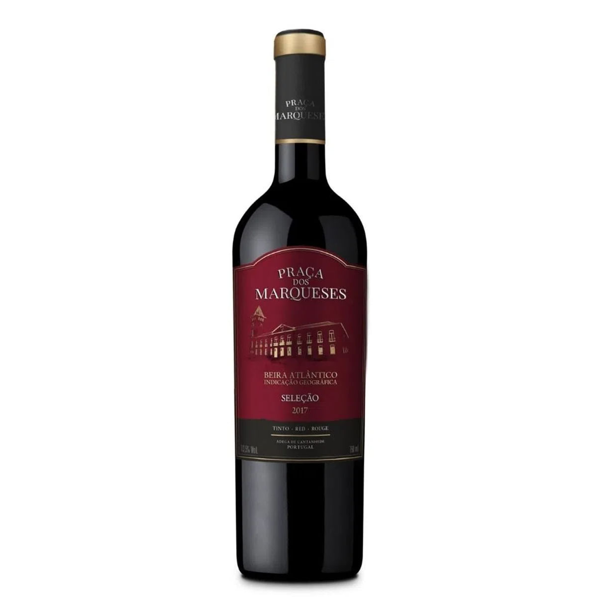 Vinho Tinto Praça dos Marqueses Beira Atlântico Seleção 2017 750 ml