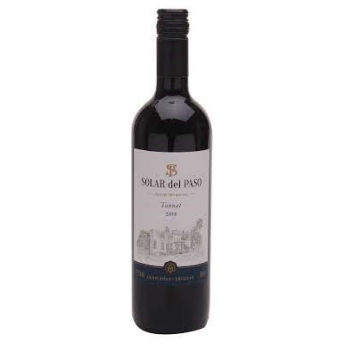 Vinho Tinto Uruguaio Solar del Paso Tannat 750 ml