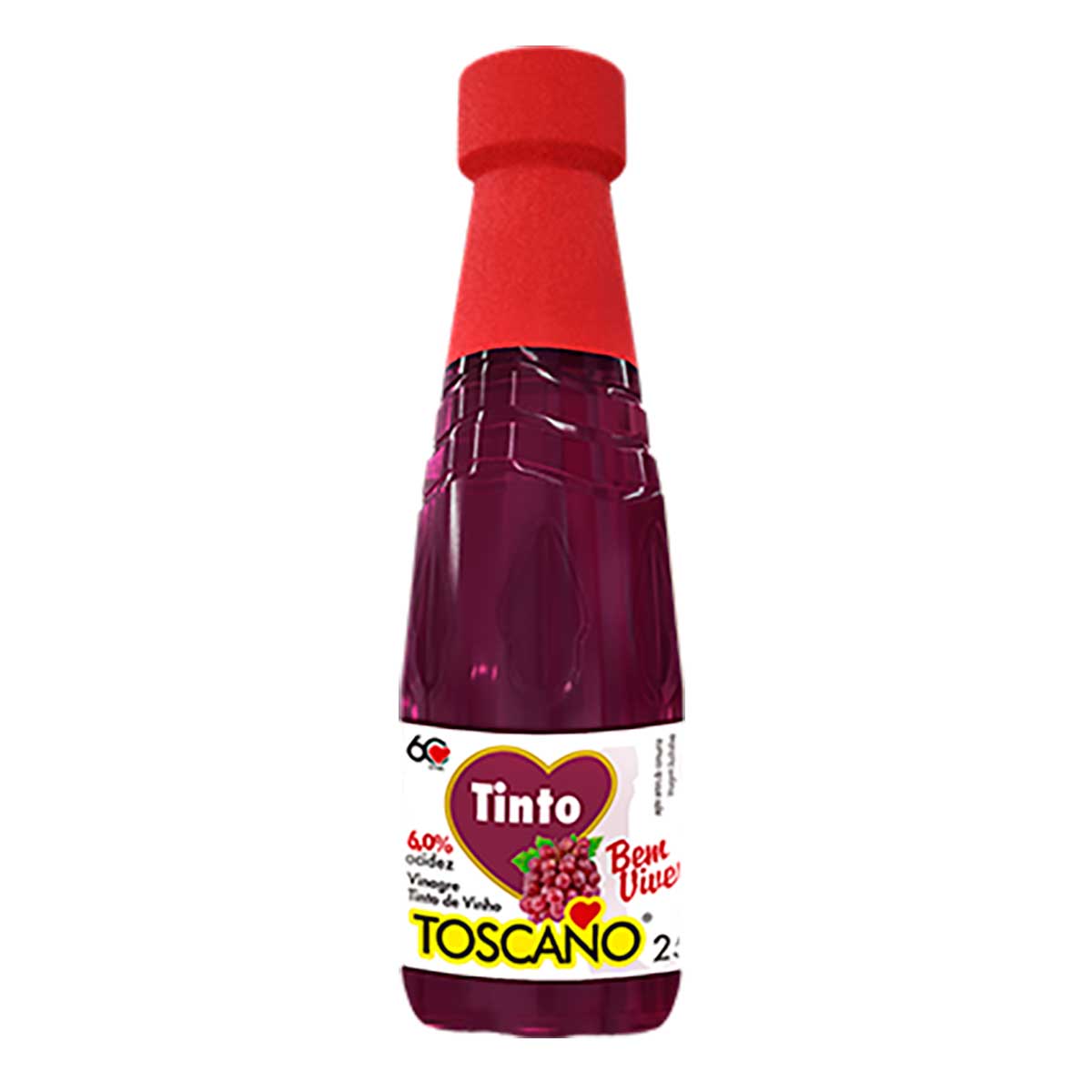 Vinagre de Vinho Tinto Toscano 250ml