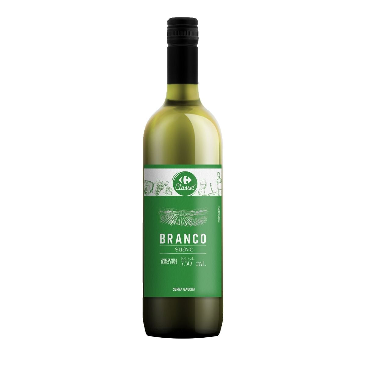 Vinho Branco Suave Carrefour Classic 750 ml