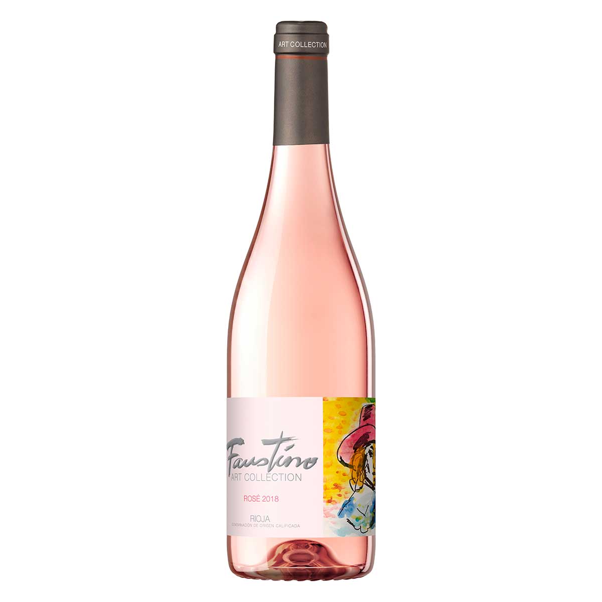 Vinho Rose Seco Espanhol Faustino Art Collection Garnacha 750 ml