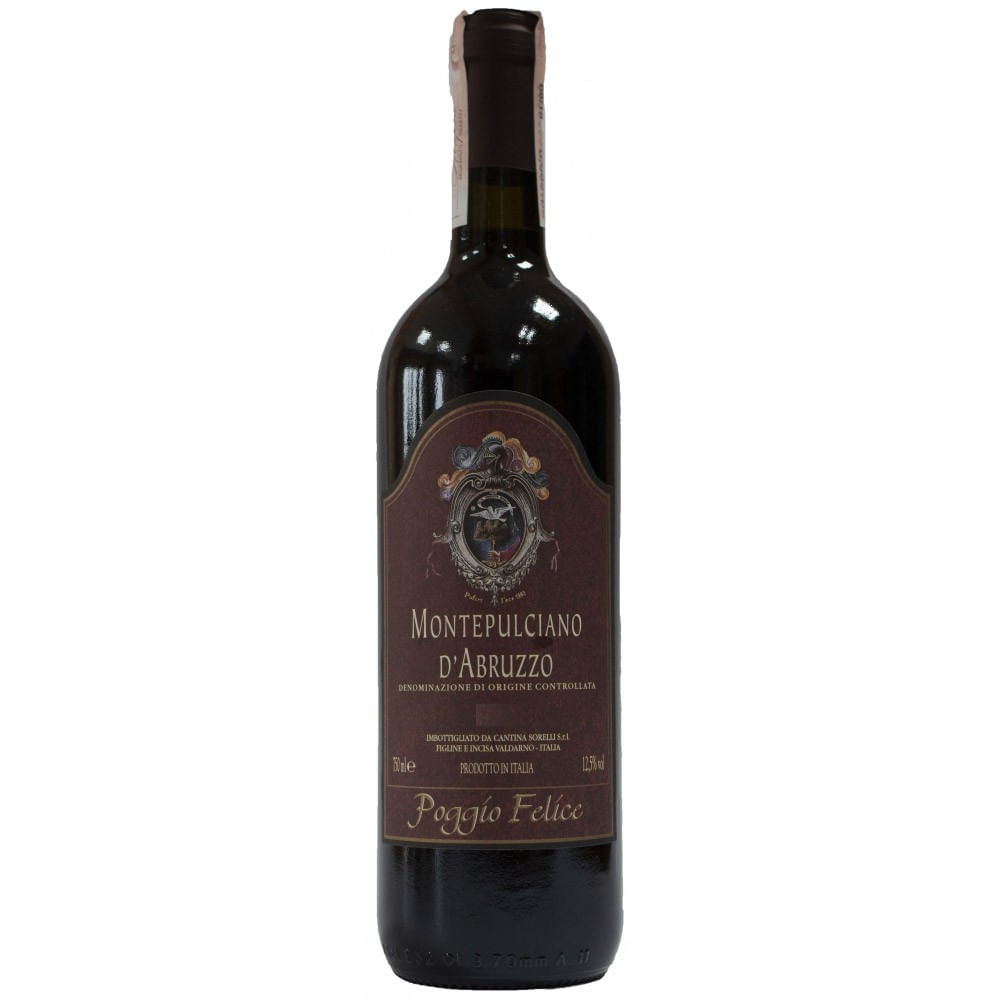 Vinho Tinto Italiano Poggio Felice Montepulciano D`Abruzzo Vinho 750 ml