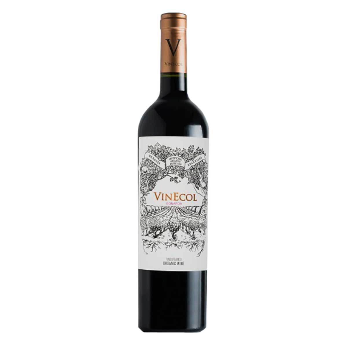 Vinho Tinto Seco Orgânico Vinecol 2021 Bonarda 750ml