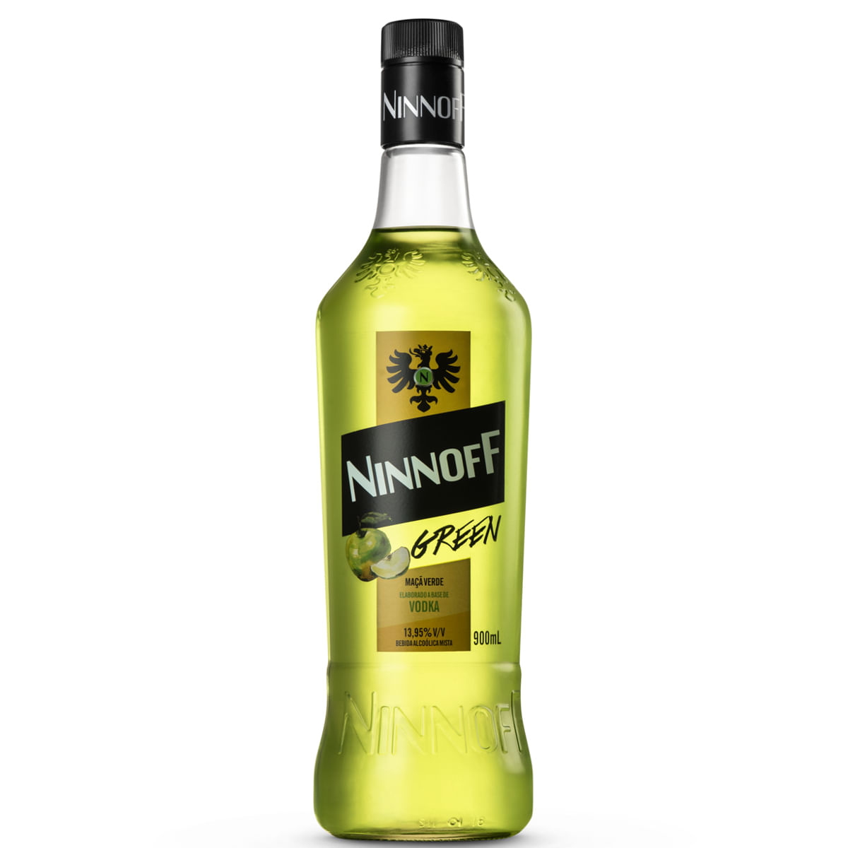 Vodka Green Apple Ninnoff 900 ml