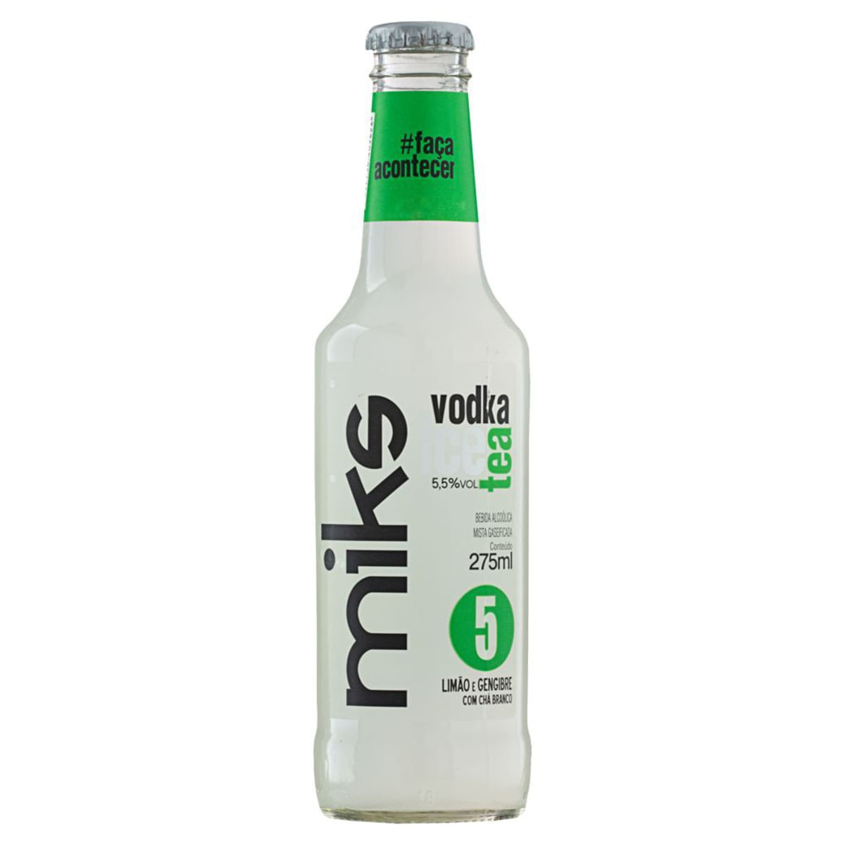 Vodka Ice Sabor Limão Gengibre Milks 275 ml