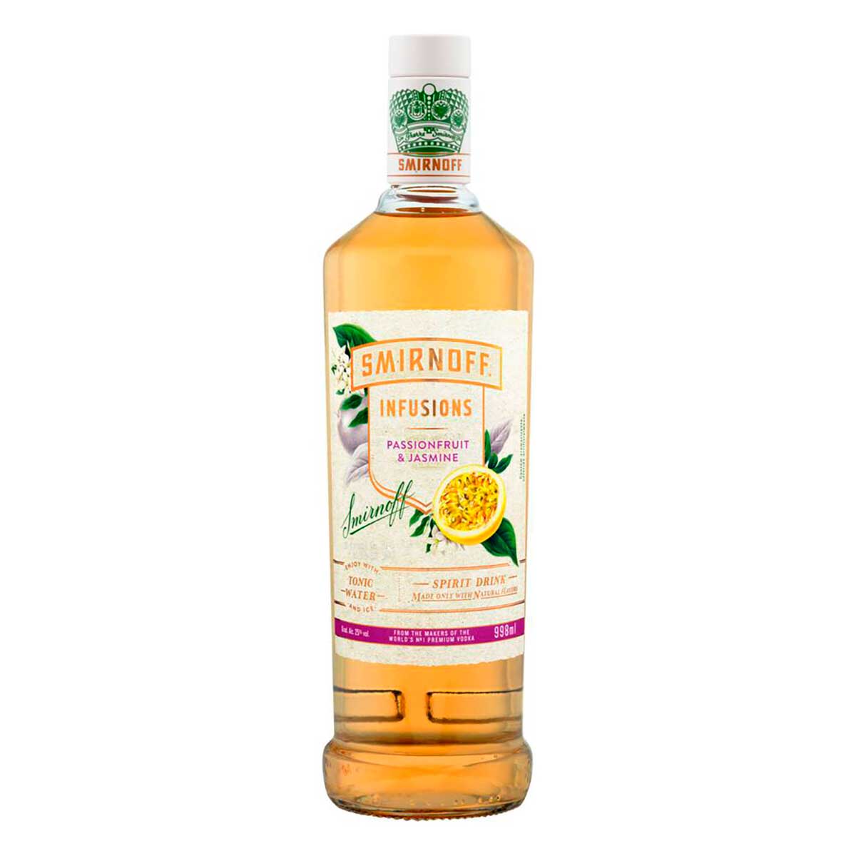 Vodka Smirnoff Infusions Passion Fruit &amp; Jasmine 998ml