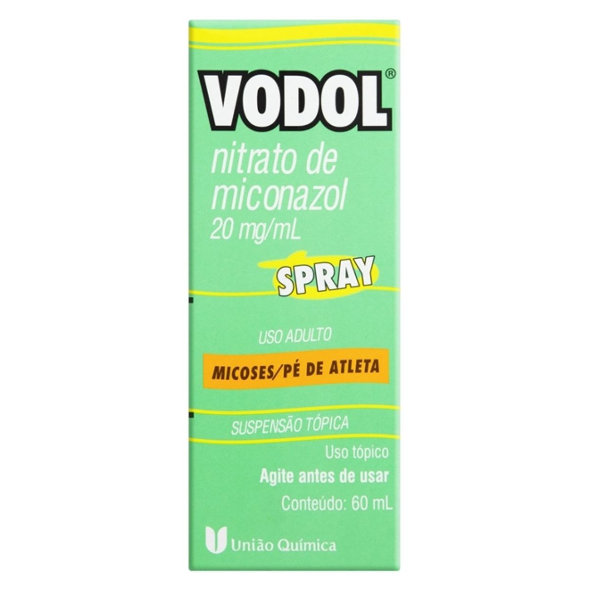 Vodol Nitrato de Miconazol 20 mg Spray 60 ml