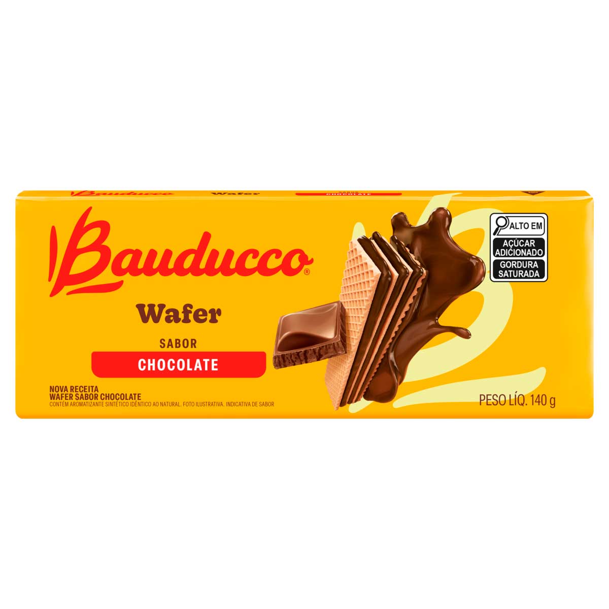 Wafer de Chocolate Bauducco 140g