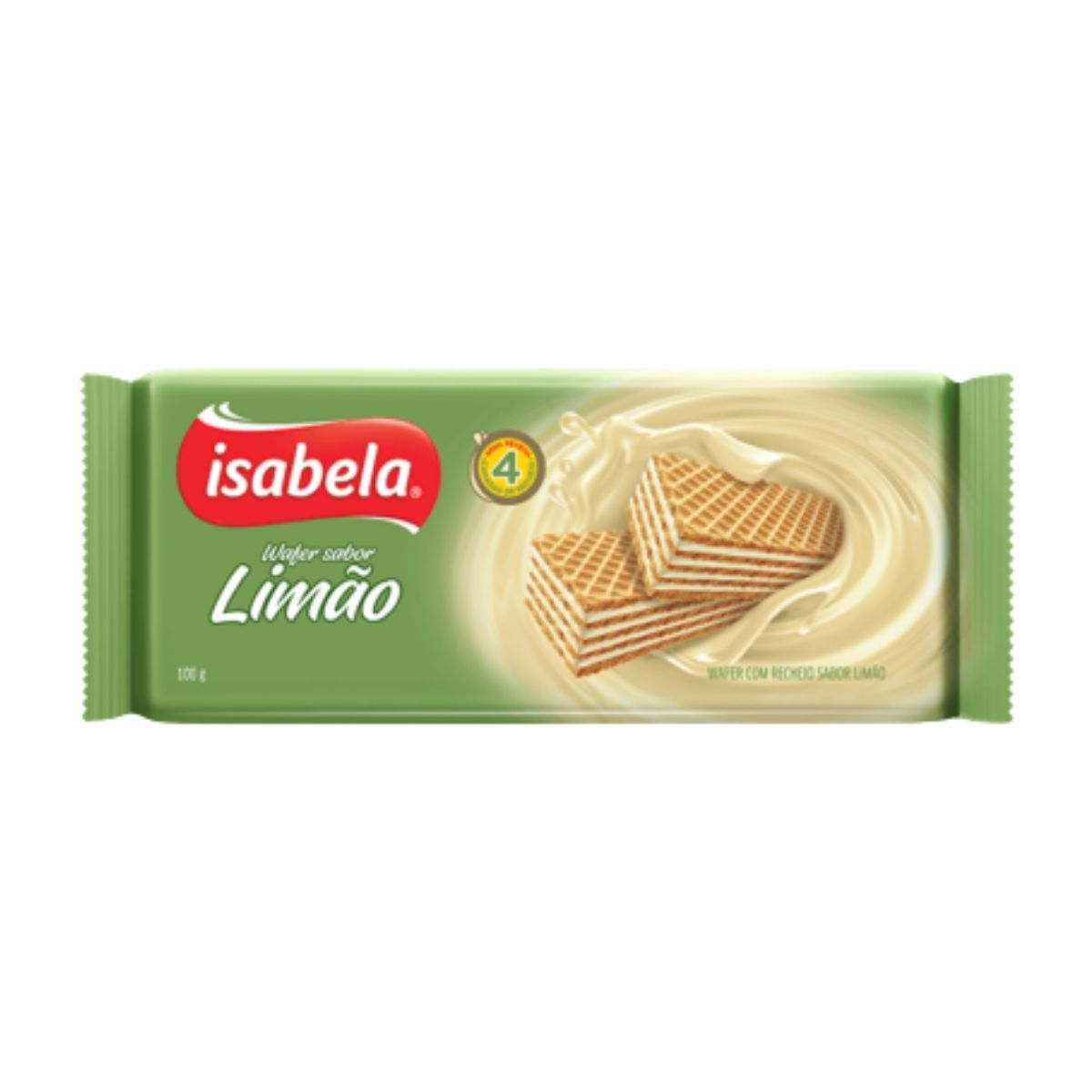 Biscoito Bolacha Wafer Limão Isabela 100 g