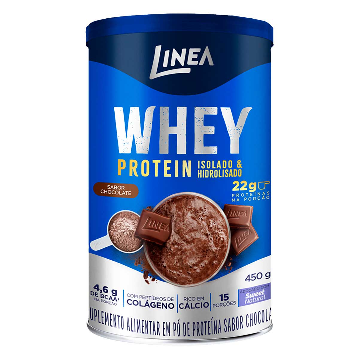 Whey em Pó Sabor Chocolate Linea 450g