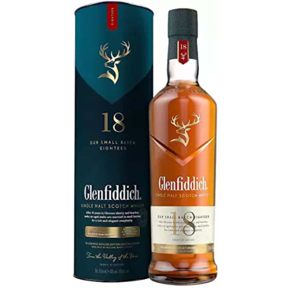 Whisky Glenfiddich Single Malt Scotch 18 Anos 750ml