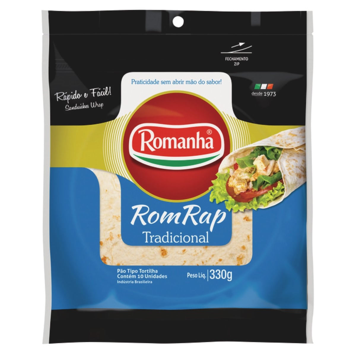 Wrap Romrap Romanha Tradicional 330 g