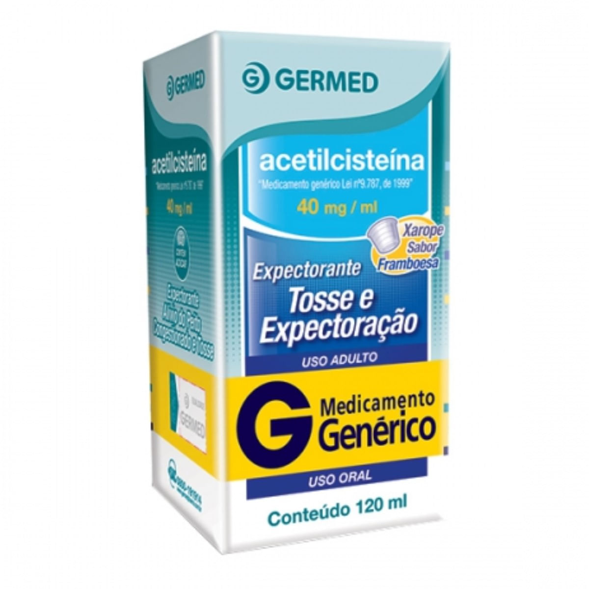 Xarope Acetilcisteína Adulto Germed 120ml